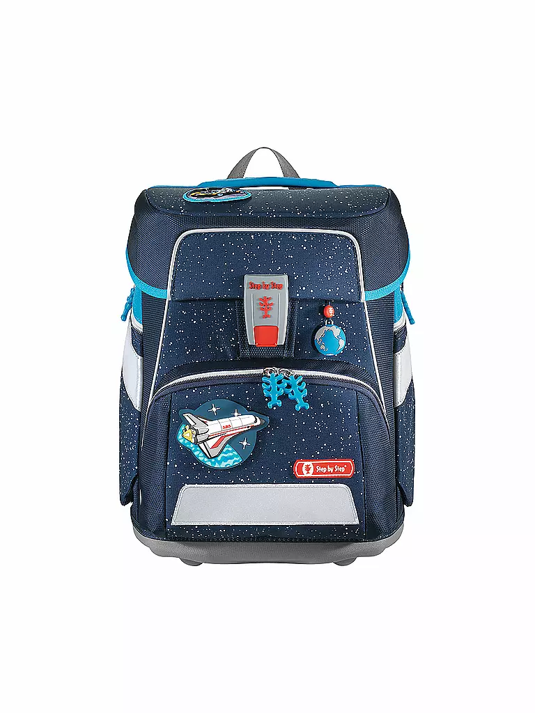 STEP BY STEP | SPACE Schultaschen-Set 5-tlg. "Sky Rocket" | dunkelblau