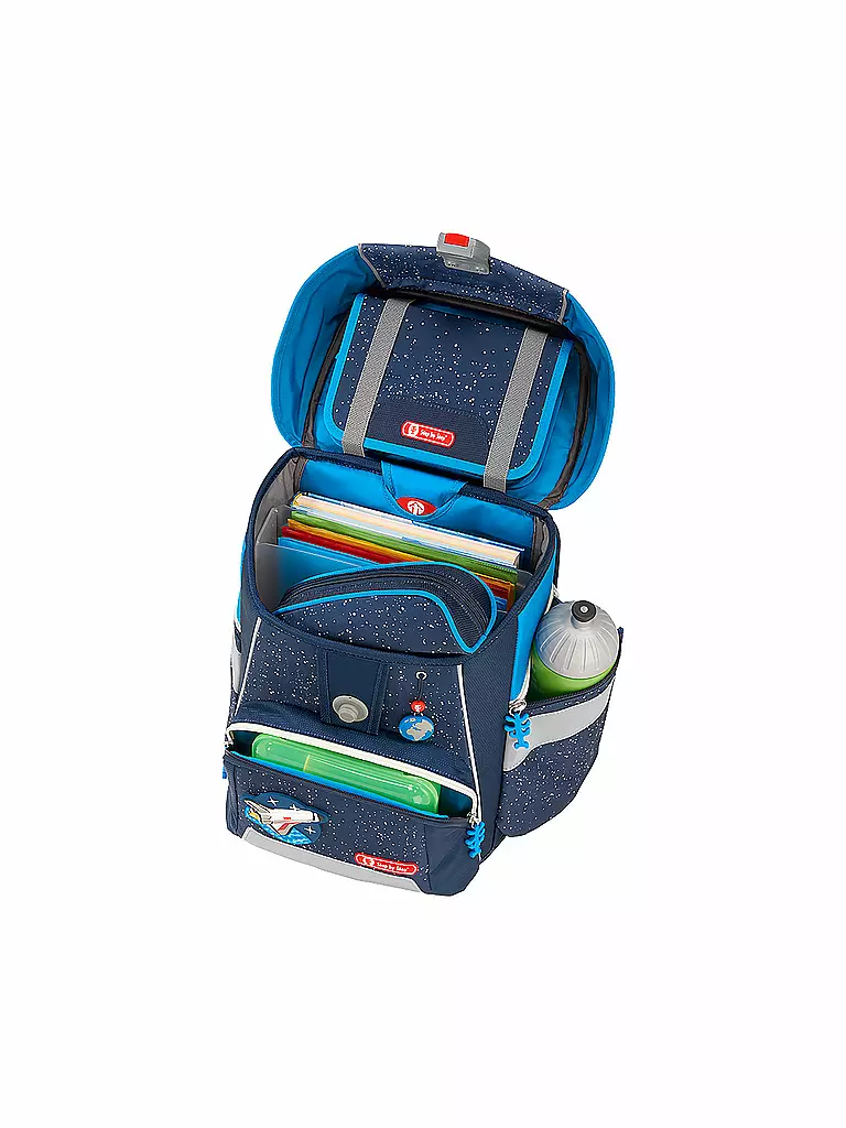 STEP BY STEP | SPACE Schultaschen-Set 5-tlg. "Sky Rocket" | dunkelblau
