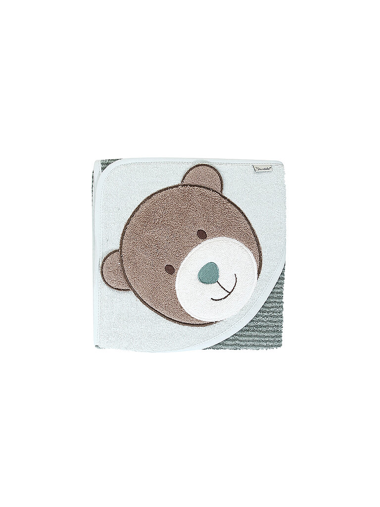 STERNTALER Kinder Badetuch  Ben  80x80cm grün