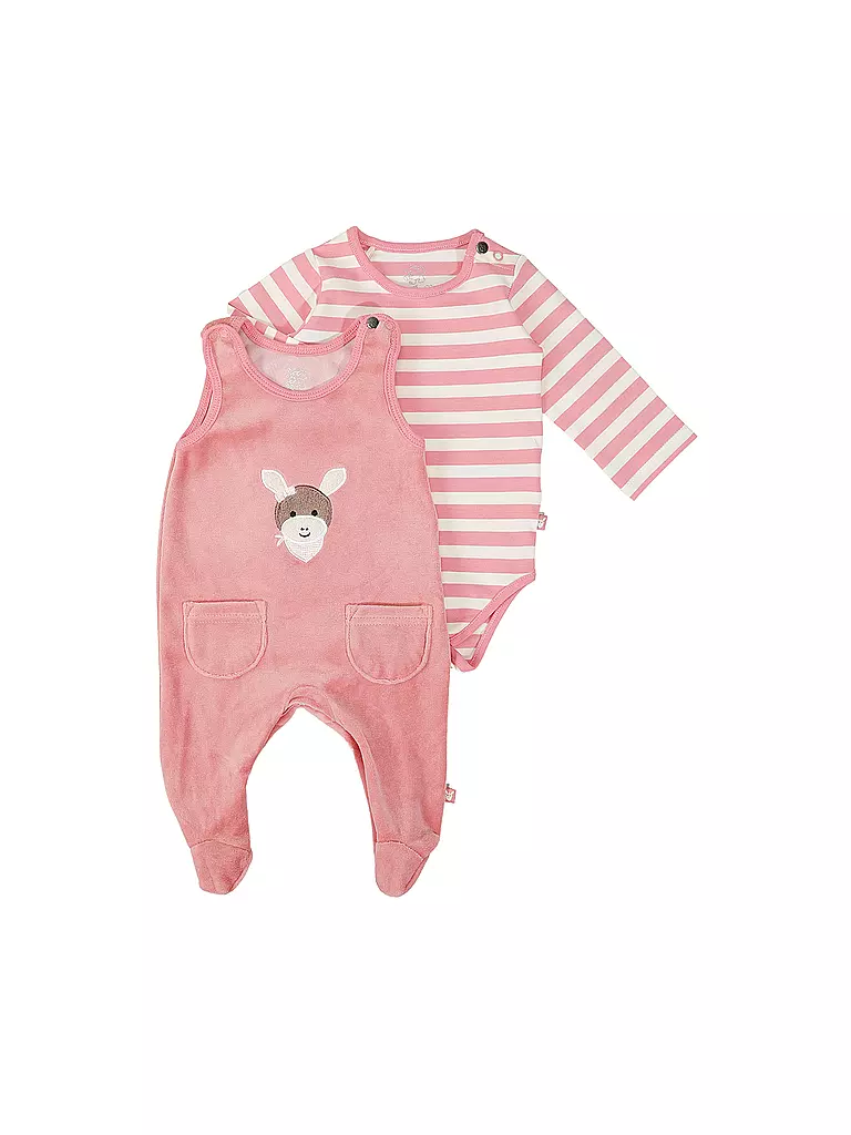 STERNTALER | Baby Strampler - Set 2 teilig  | rosa