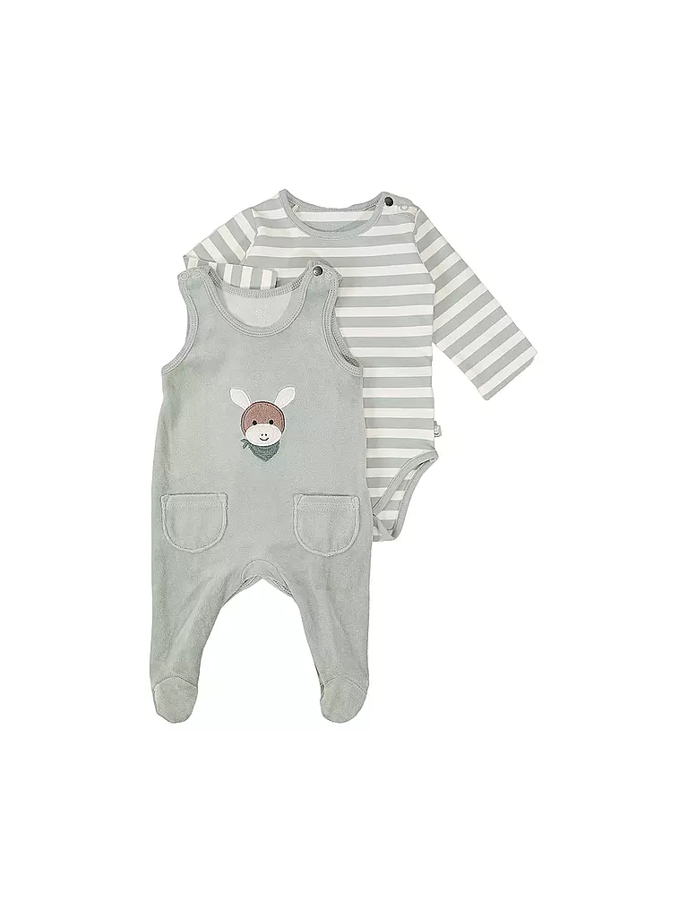 STERNTALER | Baby Strampler 2-teilig | hellgrün