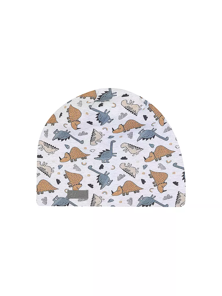 STERNTALER | Jungen Beanie Dino | weiss