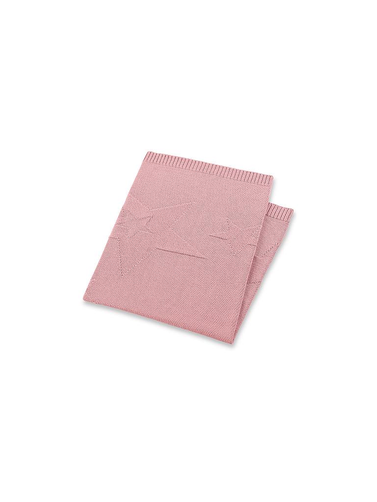 STERNTALER | Strick-Schmusedecke | rosa