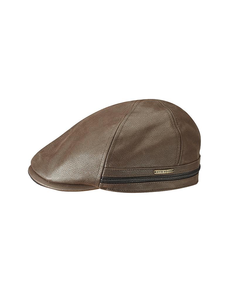 STETSON | Lederkappe "Redding" | braun