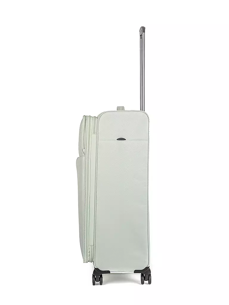 STRATIC | Trolley weich LIGHT L 75cm mint | dunkelblau