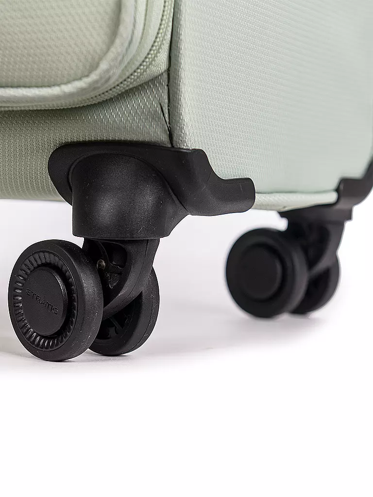 STRATIC | Trolley weich LIGHT L 75cm mint | dunkelblau