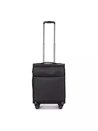 STRATIC | Trolley weich LIGHT Small 55cm dark blue  | schwarz