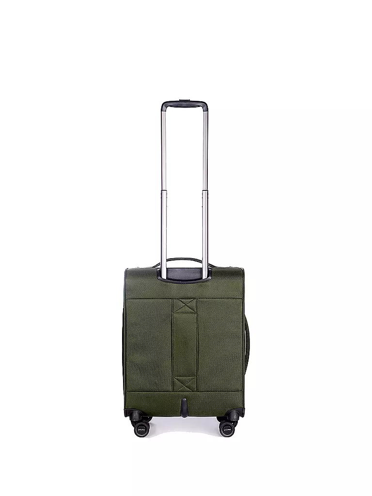 STRATIC | Trolley weich MIX 55cm darkgren | grün