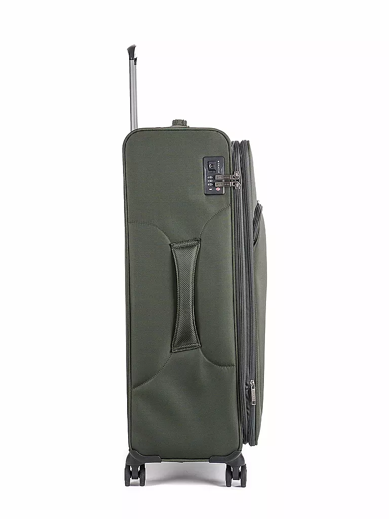 STRATIC | Trolley weich MIX 75cm darkgreen | blau