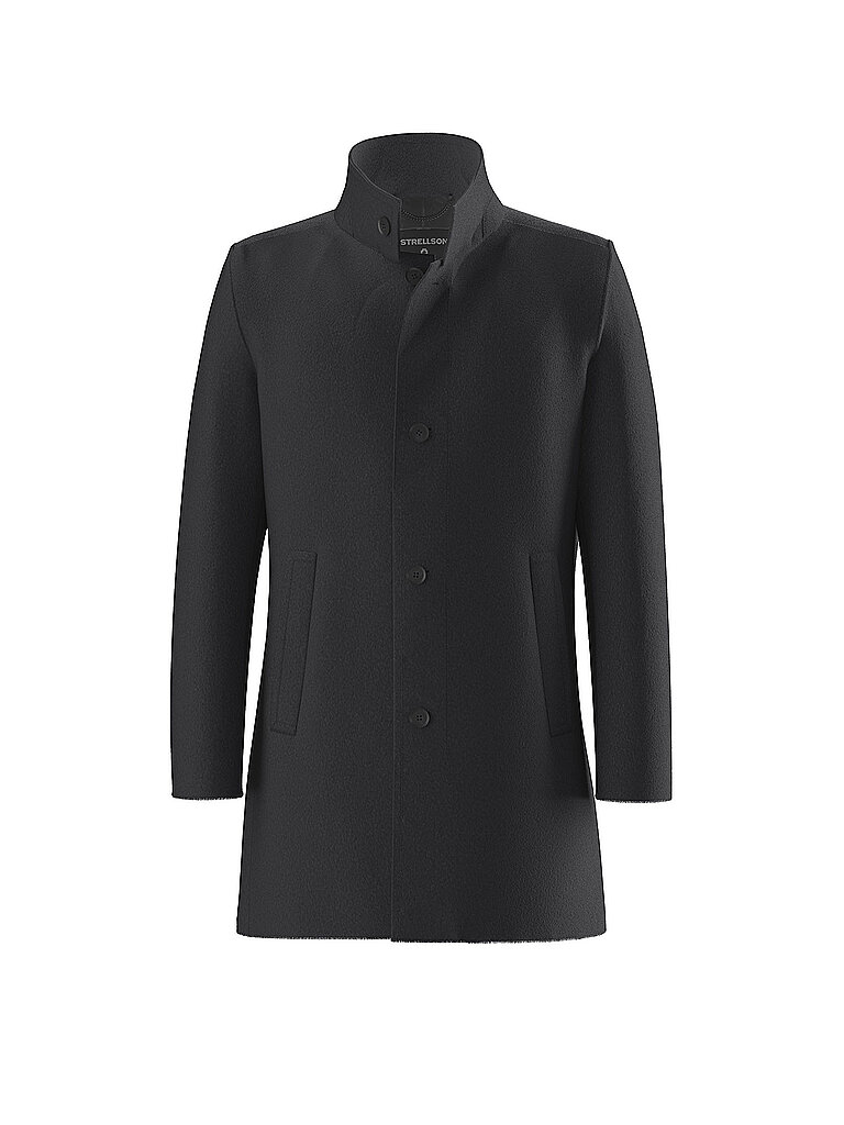 Regular Fit Wollmantel mit Stehkragen Modell FINCHLEY