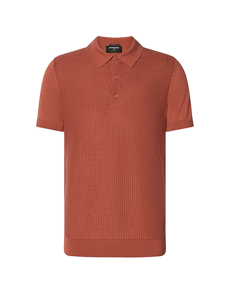STRELLSON Poloshirt ADRIAN	  dunkelrot | S