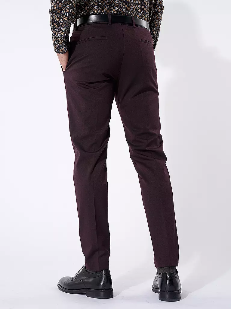 STRELLSON | Anzughose Slim Fit MELWIN | rot