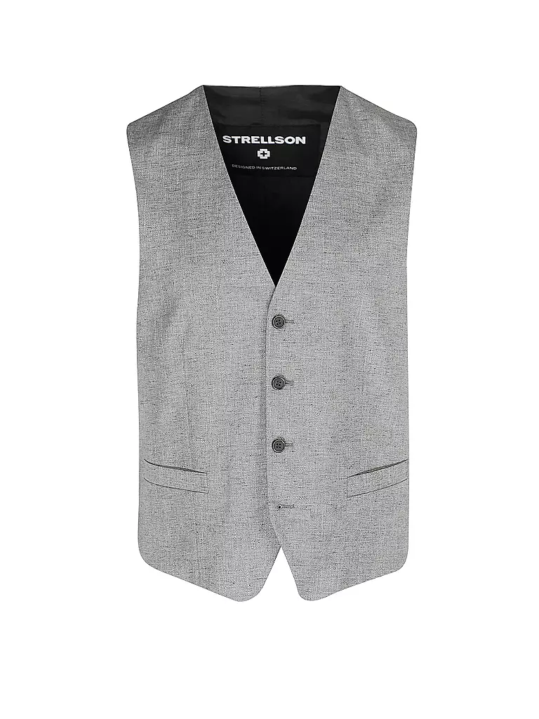 STRELLSON | Anzugweste Slim Fit  | grau