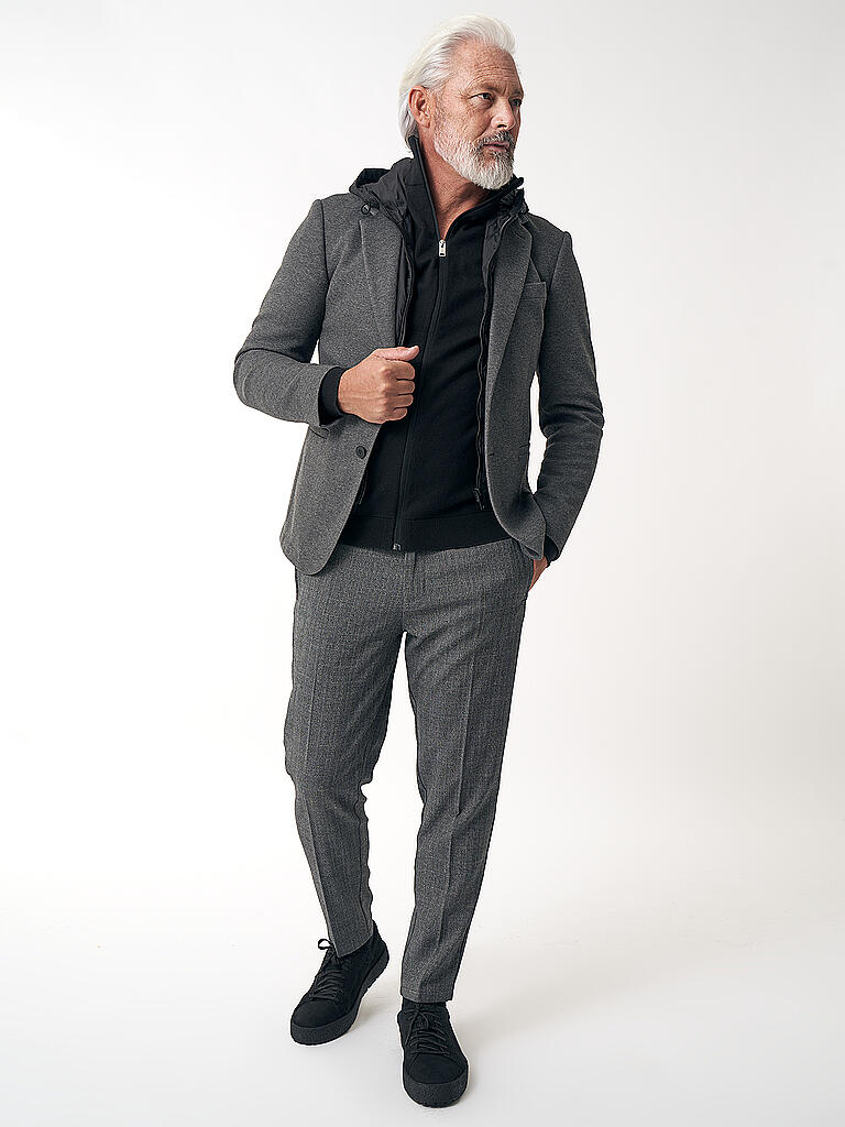STRELLSON | Jersey Jacke Darron | grau