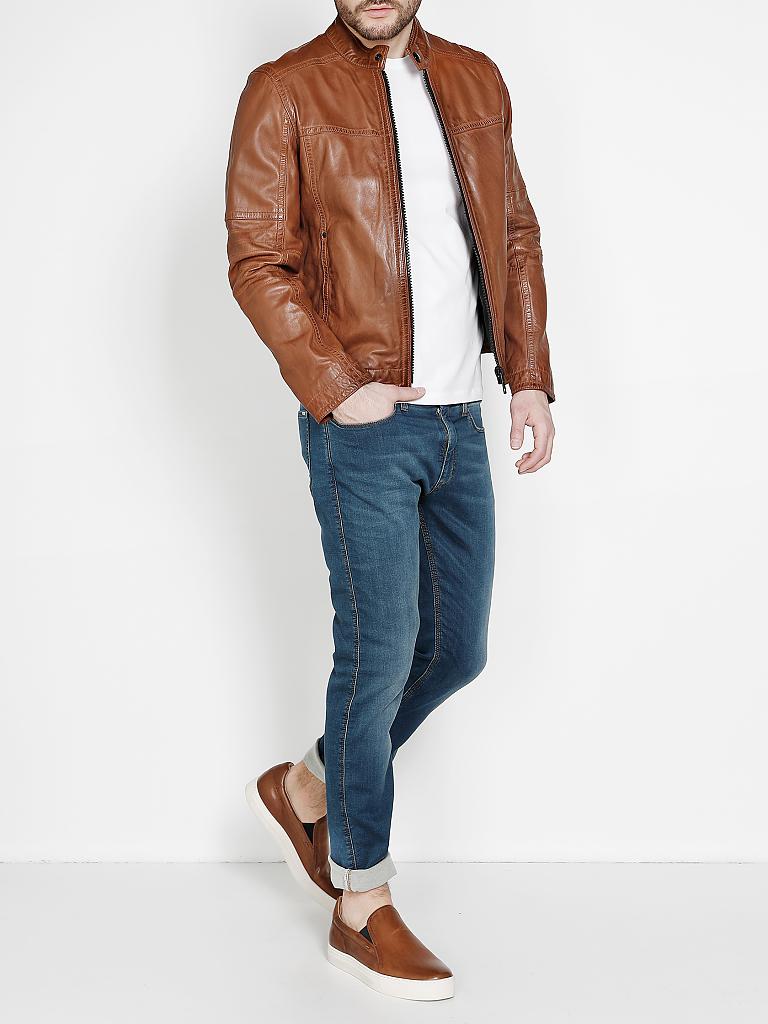STRELLSON | Lederjacke "Biker" | 