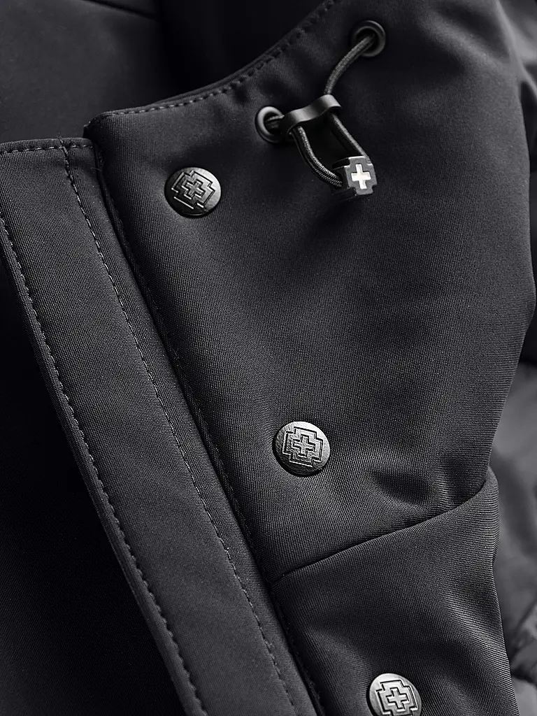 STRELLSON | Parka FLEX CROSS | dunkelblau