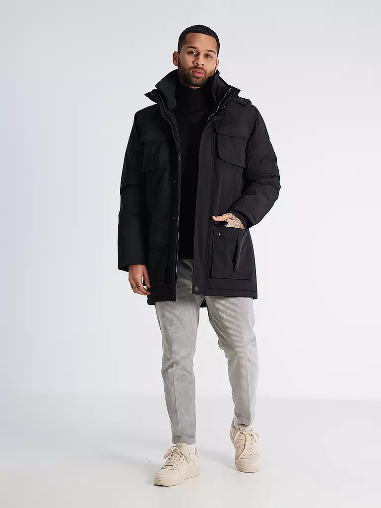 STRELLSON | Rollkragenpullover MAREK-T | schwarz