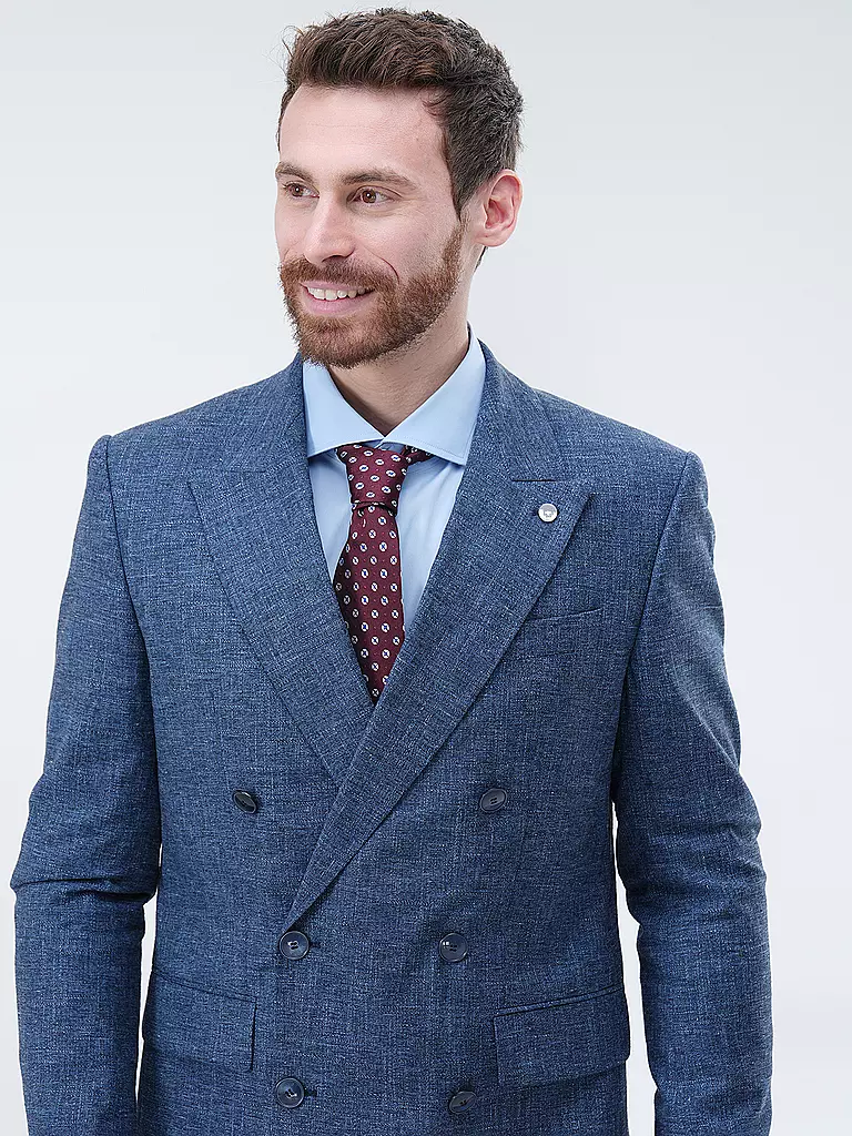 Generisch Herren Sakko Sportlich Slim Wolle Suit Fi Produktbild-Vorschau 2