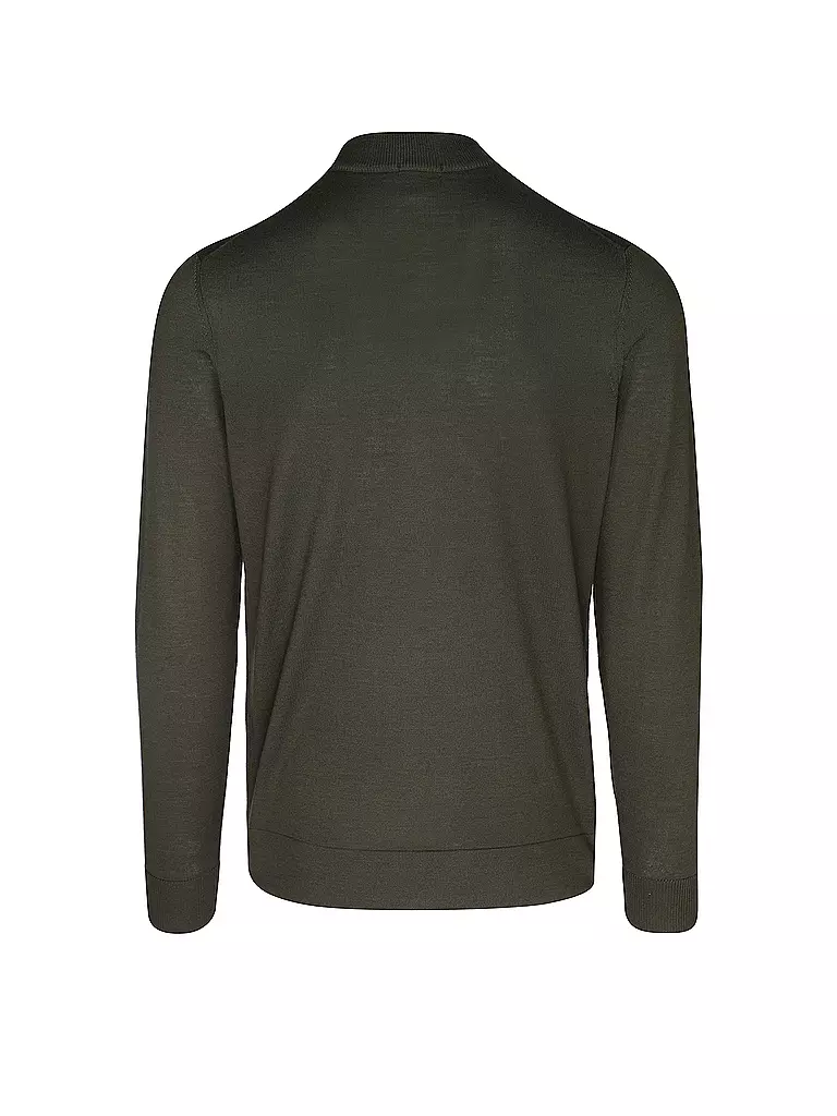 STRELLSON | Stehkragenpullover MAREK | olive