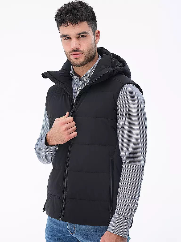 STRELLSON | Steppgilet LEGGERO | schwarz