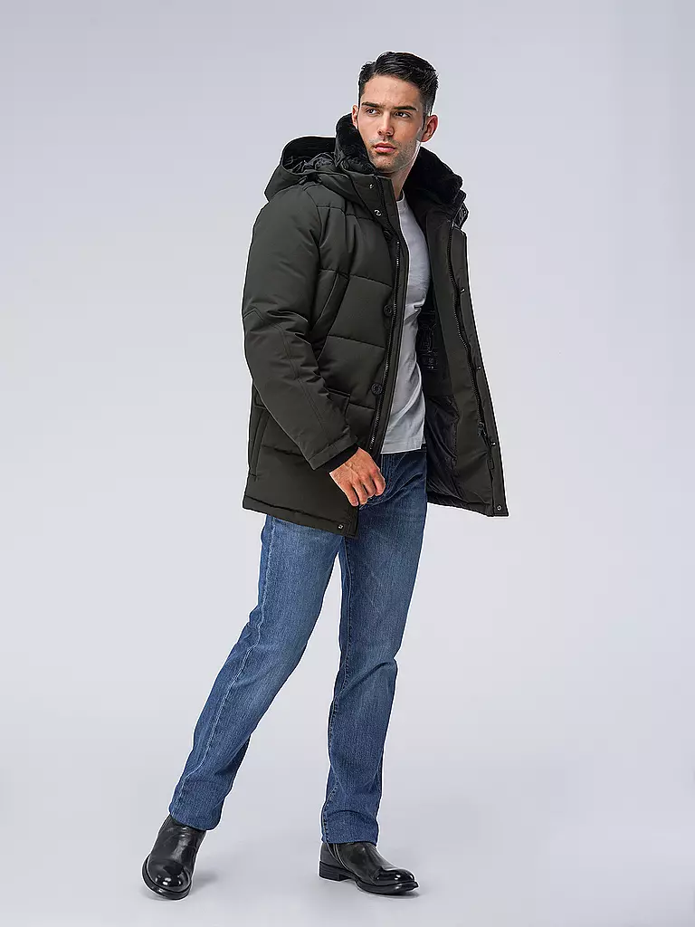 STRELLSON | Steppjacke PLAZA | olive