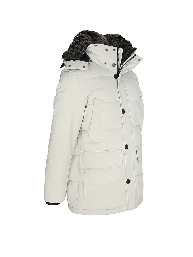 STRELLSON | Steppjacke PLAZA | hellgrau