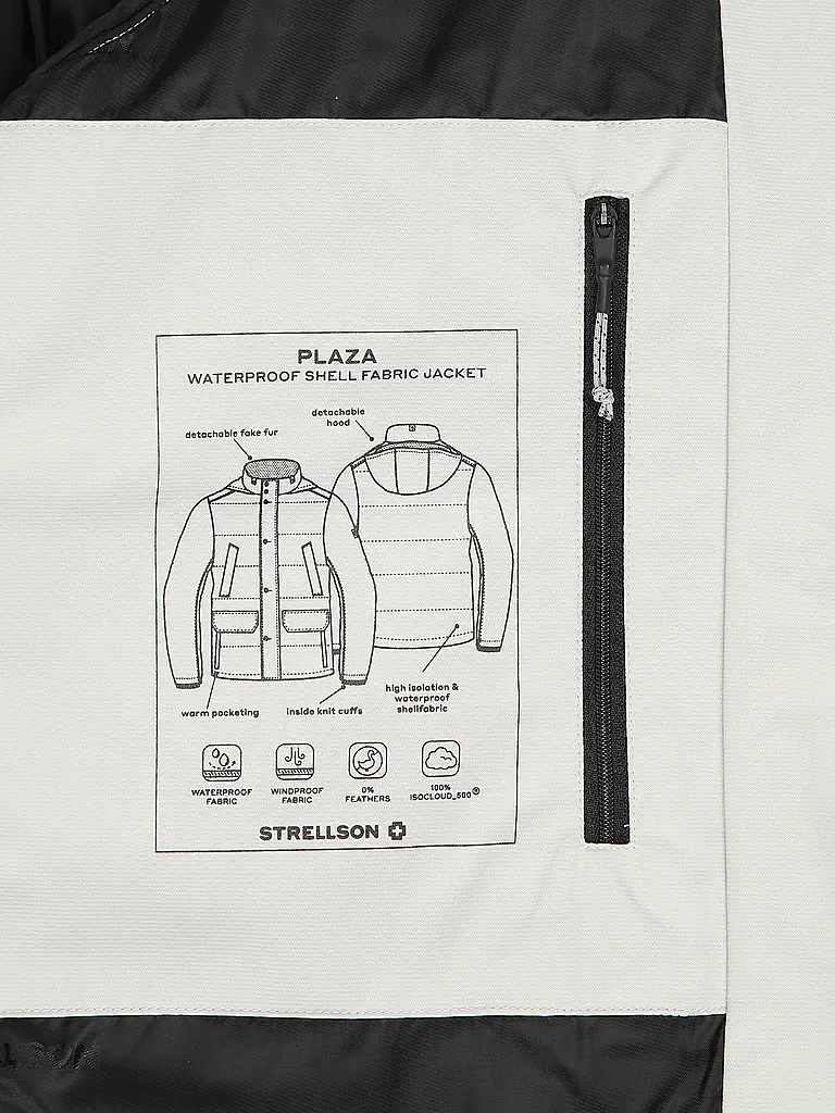 STRELLSON | Steppjacke PLAZA | hellgrau