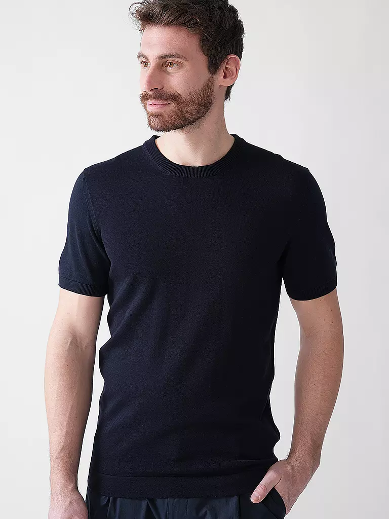 STRELLSON | T-Shirt  | dunkelblau