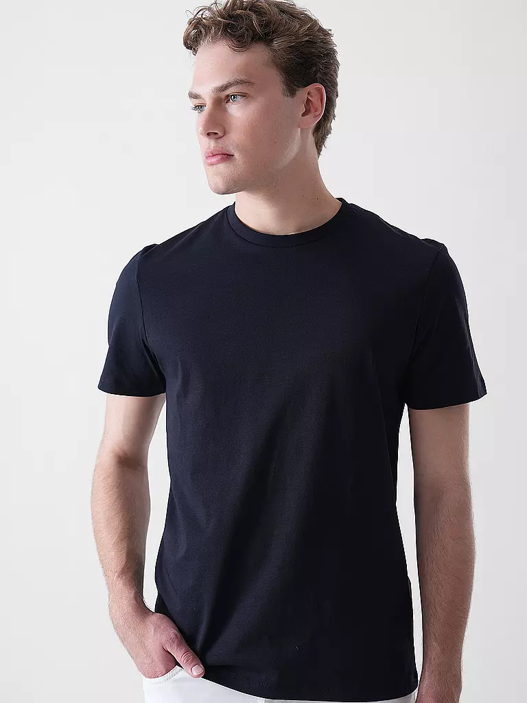 STRELLSON | T-Shirt CLARK  | dunkelblau