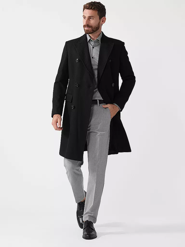STRELLSON | Wollmantel PARK LANE | schwarz