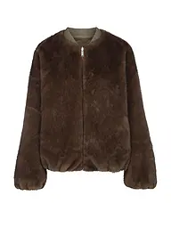 STUDIO AR | Wendejacke in Felloptik ETTA | braun