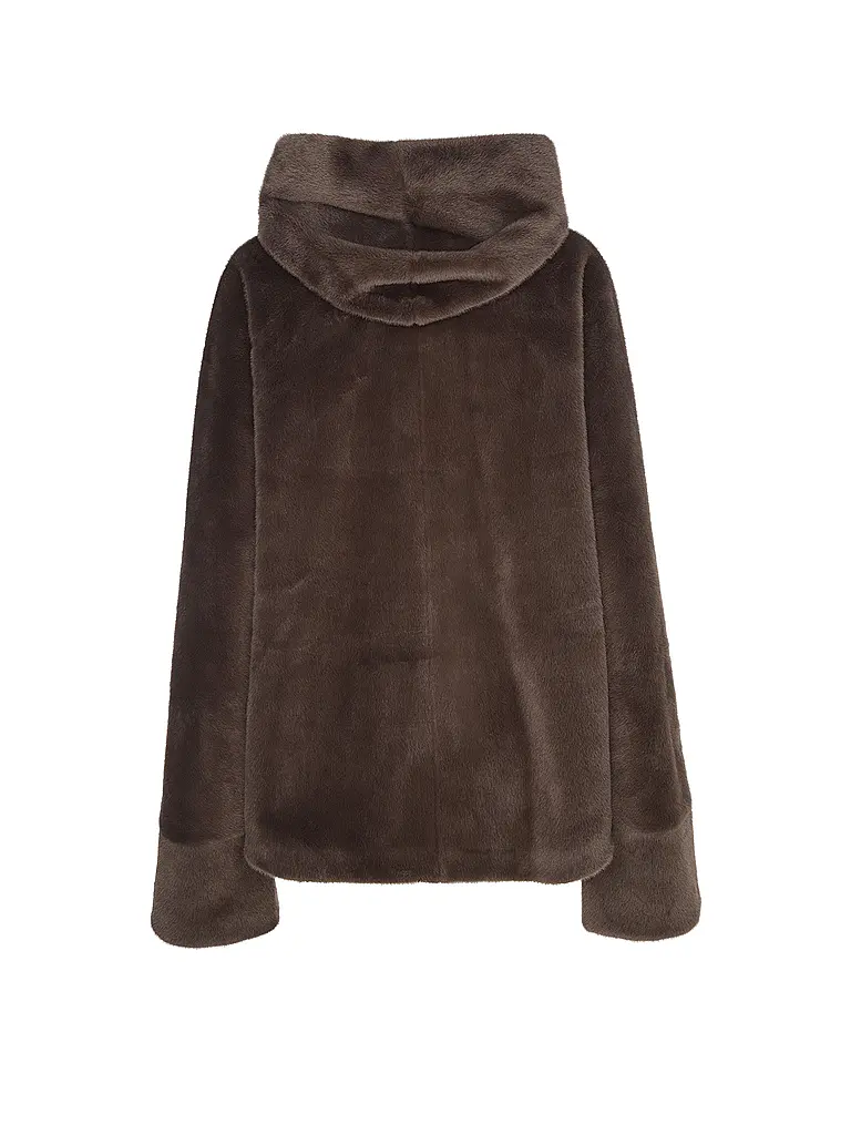 STUDIO AR | Wendejacke in Felloptik RYLEE  | braun