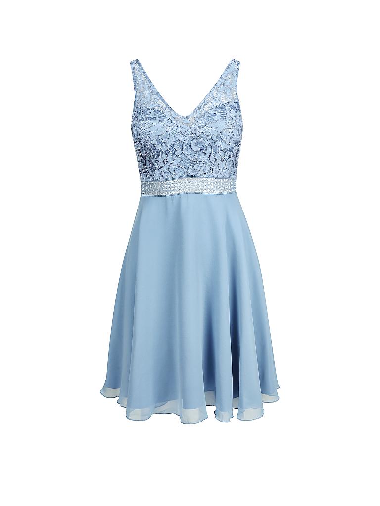 Cocktailkleid Grau Blau