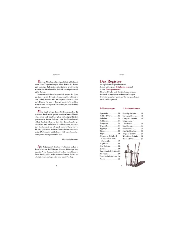 SUITE | Buch - Schumanns Bar  | Dunkelrot