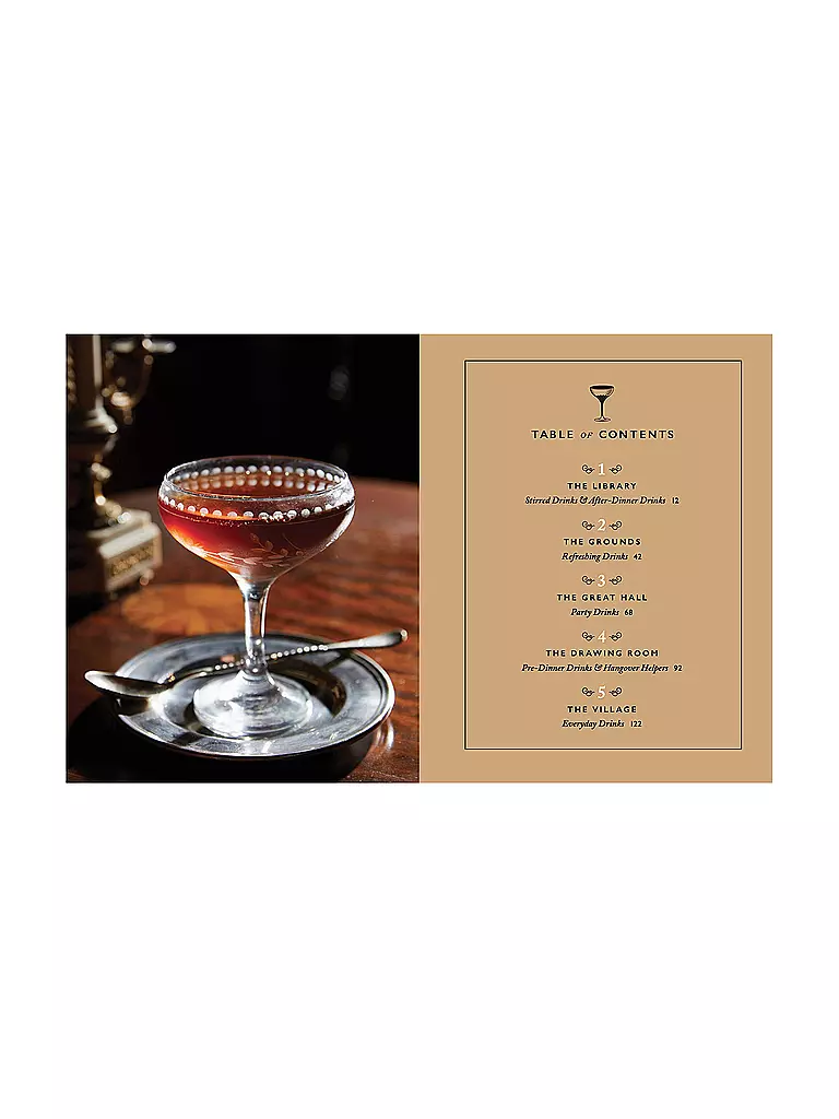 SUITE | Buch - The Official Downton Abbey Cocktail Book | schwarz