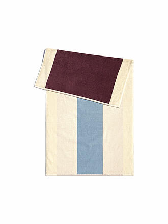 SUITE702 | Handtuch 50x100cm MARTENS AND MARTENS Sky Blue/Bordeaux 