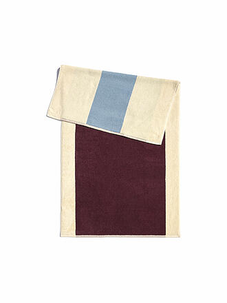 SUITE702 | Handtuch 50x100cm MARTENS AND MARTENS Sky Blue/Bordeaux 