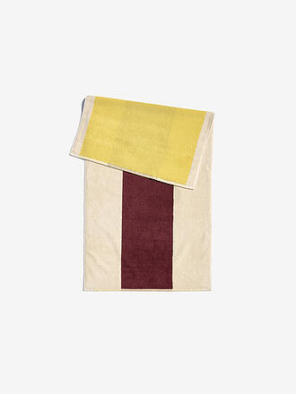 SUITE702 | Duschtuch 70x140cm MARTENS AND MARTENS Yellow/Bordeaux