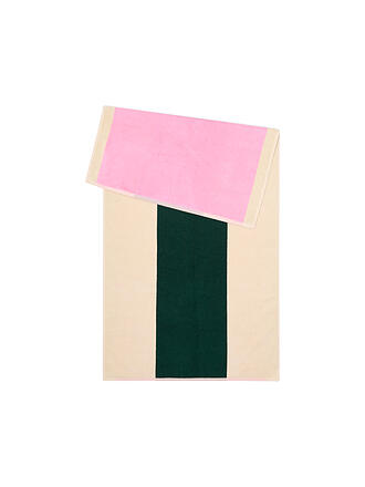 SUITE702 | Duschtuch 70x140cm COMBED COTTON Pink/Dark Green