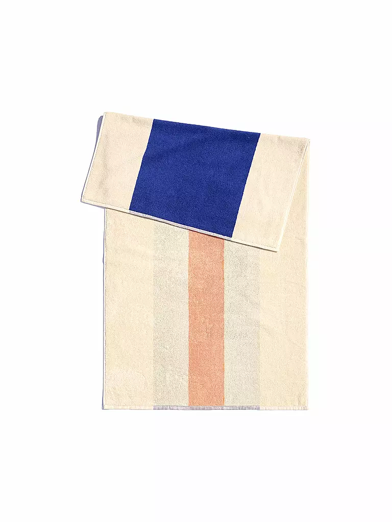 SUITE702 | Duschtuch 70x140cm MARTENS AND MARTENS Royal Blue/Peach  | dunkelblau