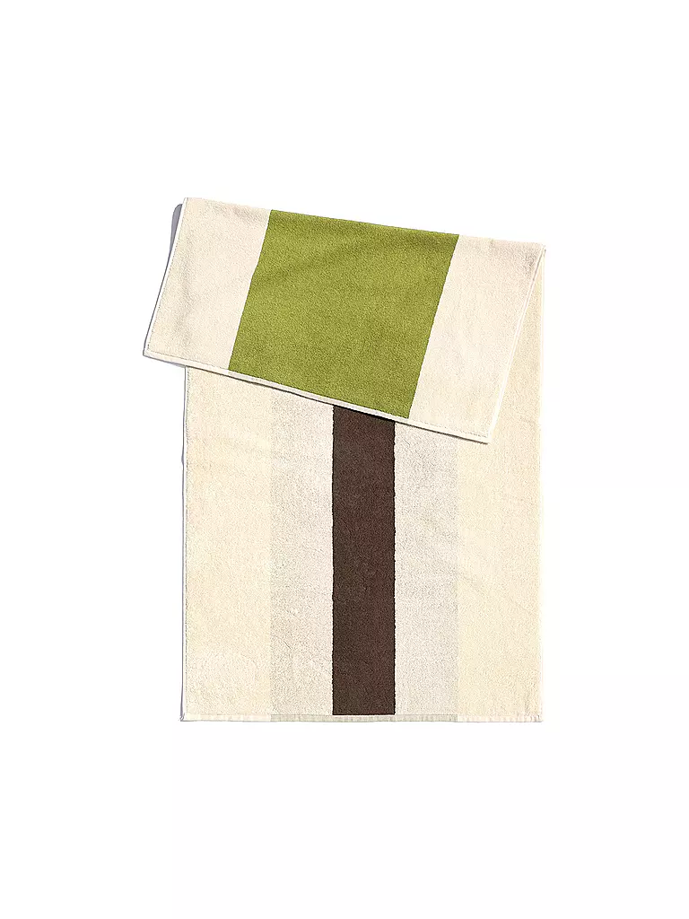 SUITE702 | Handtuch 50x100cm MARTENS AND MARTENS Brown/Lime  | grün
