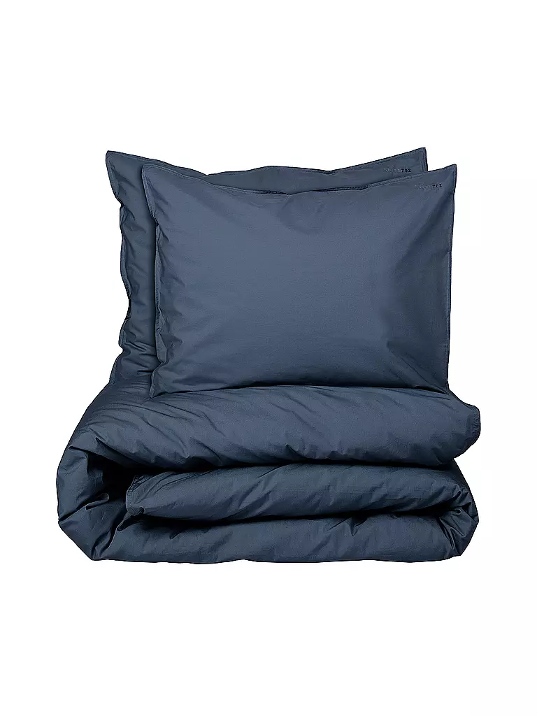 SUITE702 | Perkal Bettwäsche 70x90cm/140x200cm Navy Blue | dunkelblau