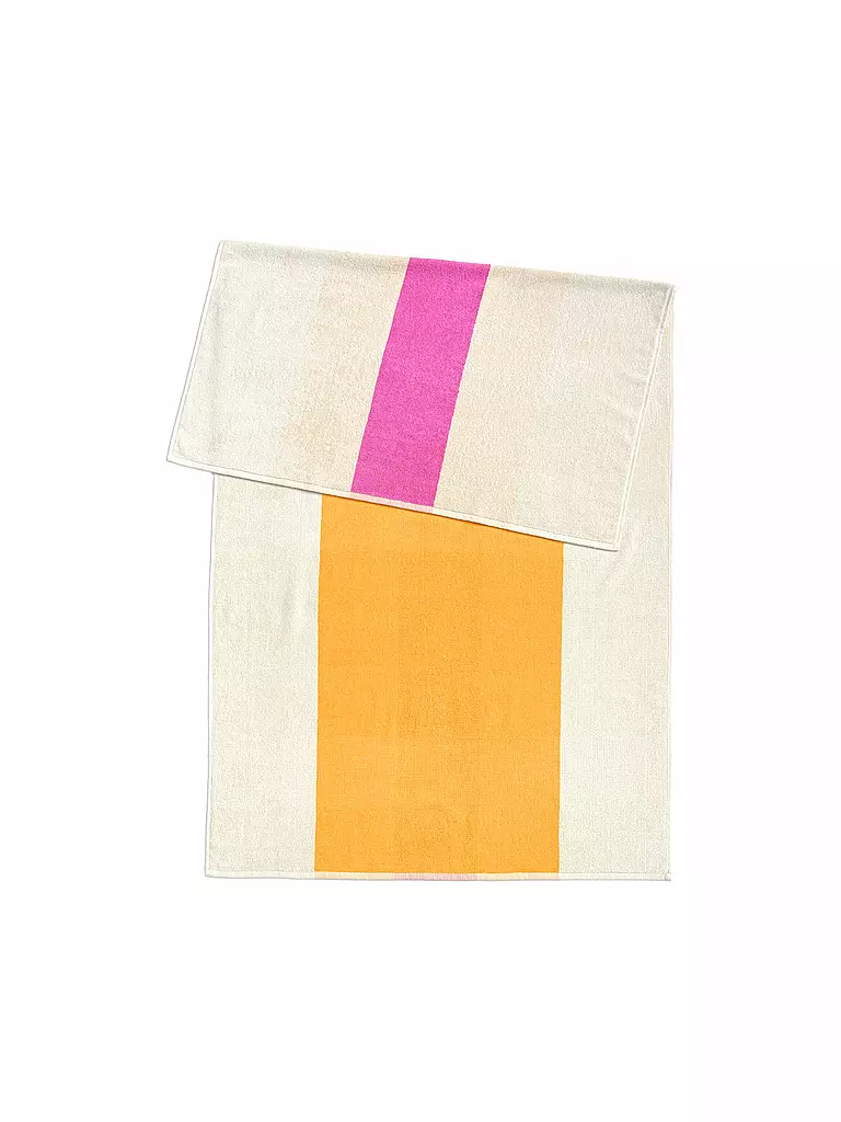 SUITE702 | Strandtuch 90x180cm MARTENS AND MARTENS Sunny Yellow/Pink | orange