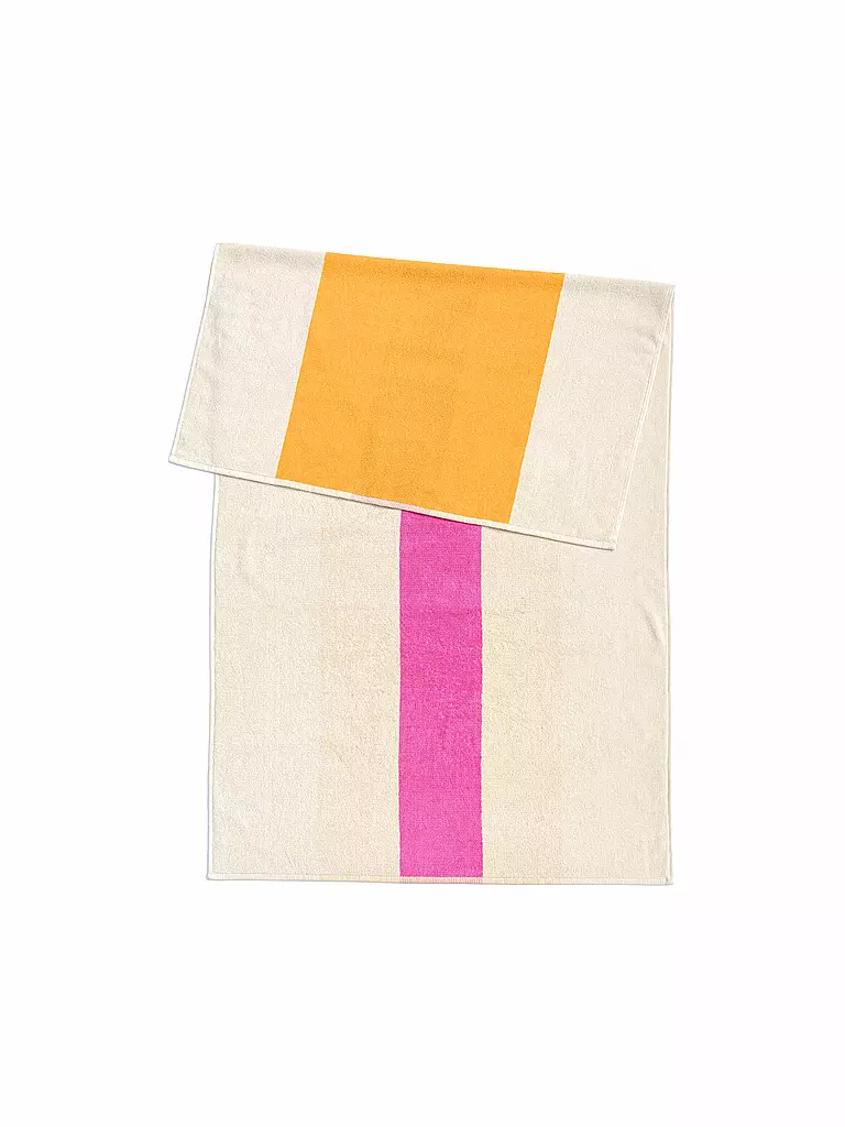 SUITE702 | Strandtuch 90x180cm MARTENS AND MARTENS Sunny Yellow/Pink | orange