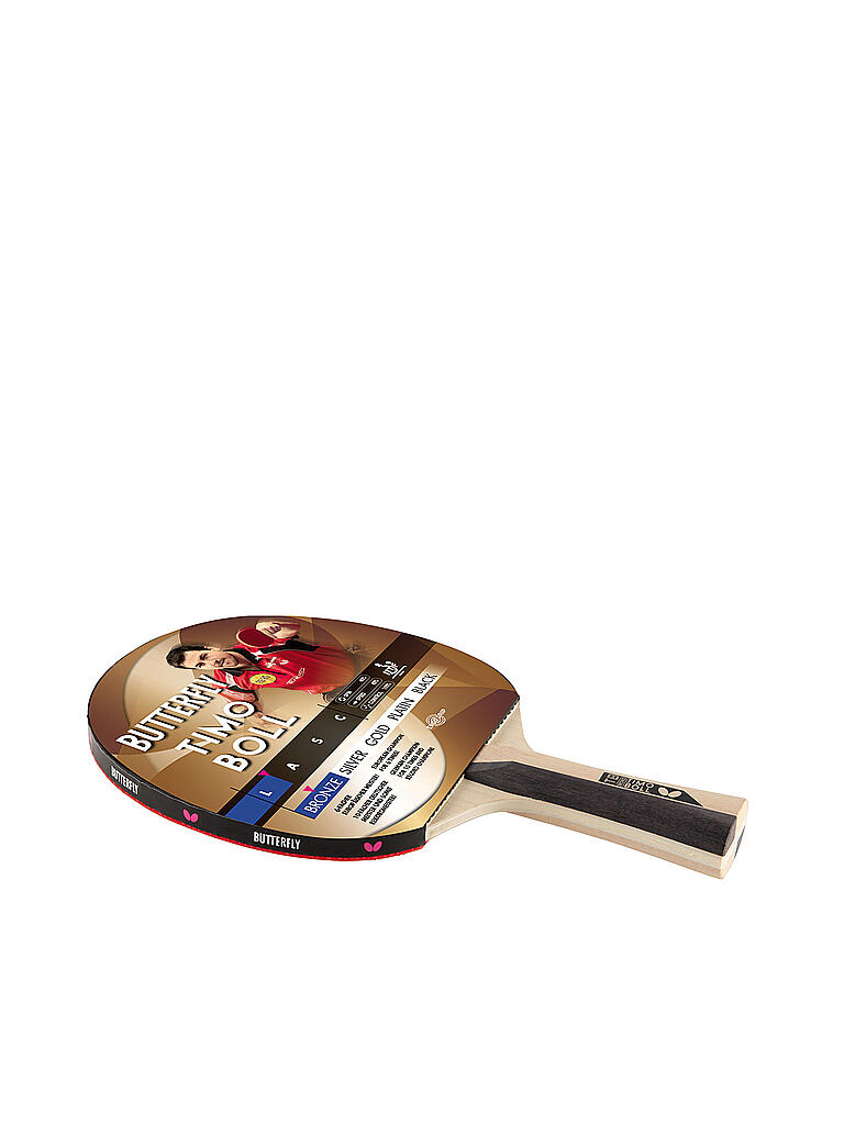 SUNFLEX | Tischtennis Schläger Butterfly TIMO BOLL BRONZE | braun