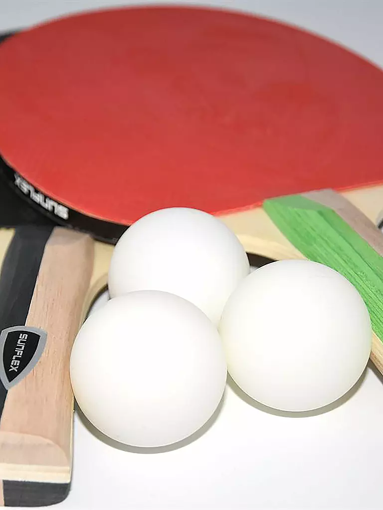 SUNFLEX | Tischtennis Set - Schläger und Bälle | keine Farbe