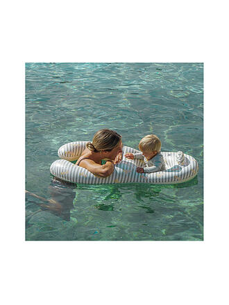 SUNNYLIFE | Float Together Babysitz Dex die Ente, grün gestreift