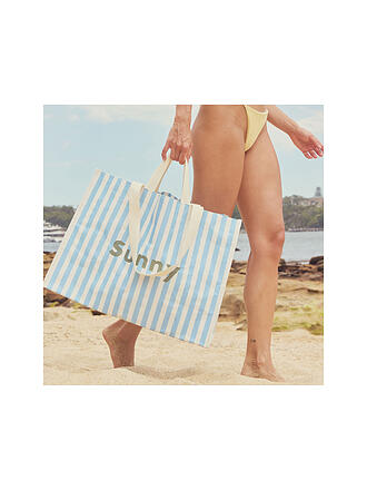 SUNNYLIFE | Carryall Strandtasche - La Mer Med Blue Stripe