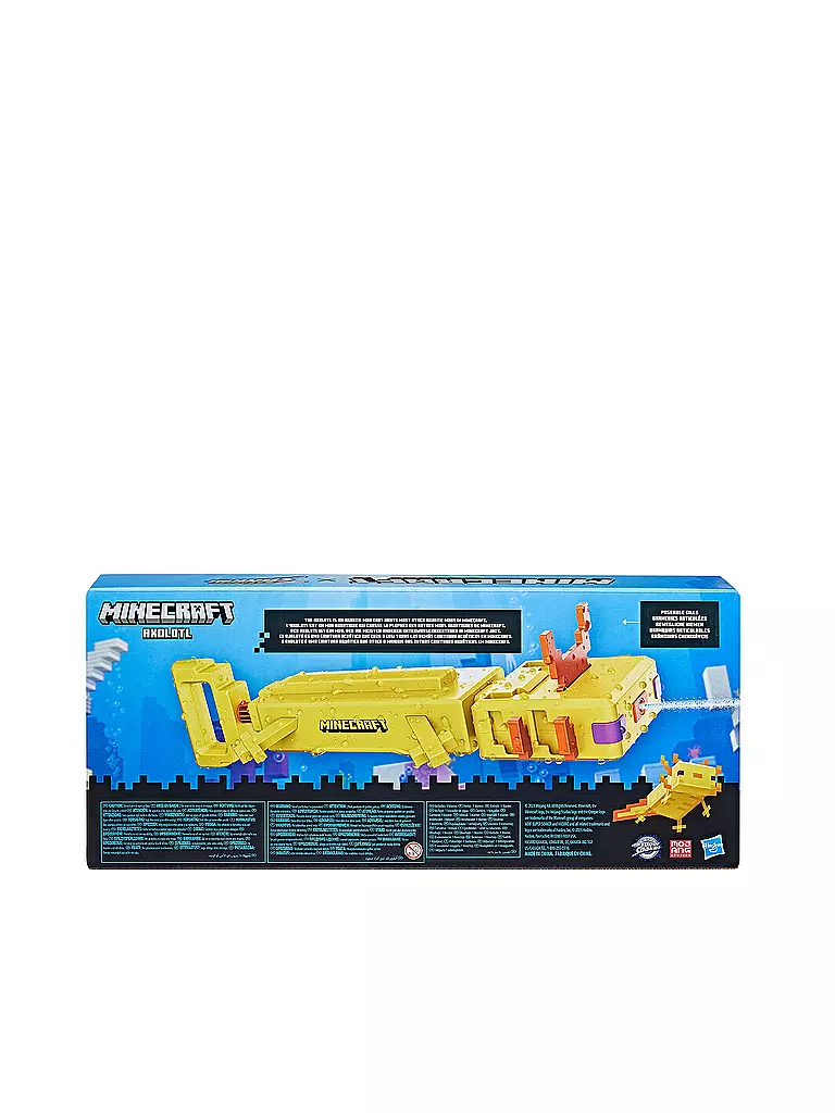SUPER SOAKER | Nerf Super Soaker Minecraft Axolotl | keine Farbe