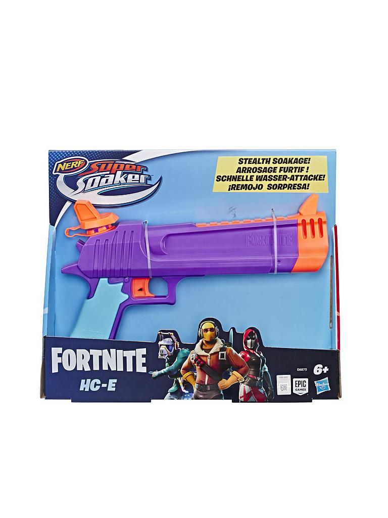 SUPER SOAKER | Wasserpistole - Fortnite HC-E Nerf | transparent